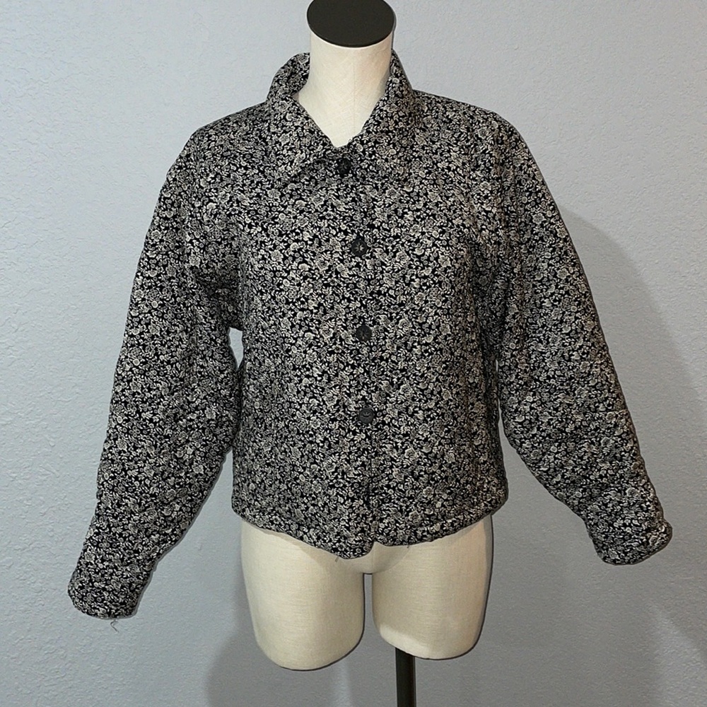 PUTUMAYO New York Women’s  lVintage Floral Quilted Shirt Jacket Shacket size S